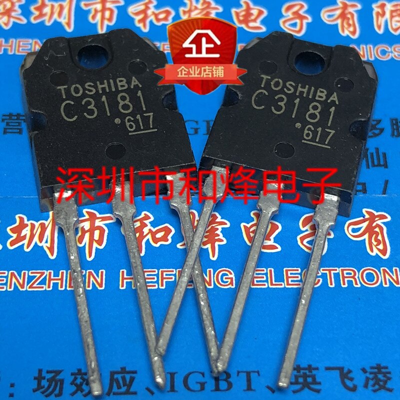 30pcs  ο C3181 2SC3181 TO-3P 120V 8A